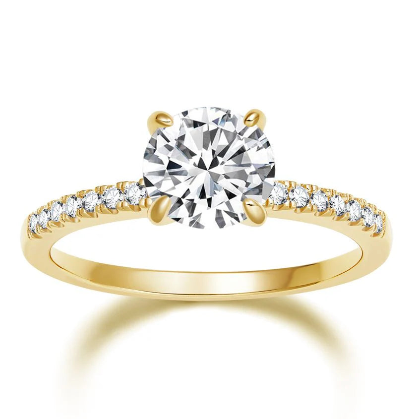 Freja Gem Spark Ring Hvidguld