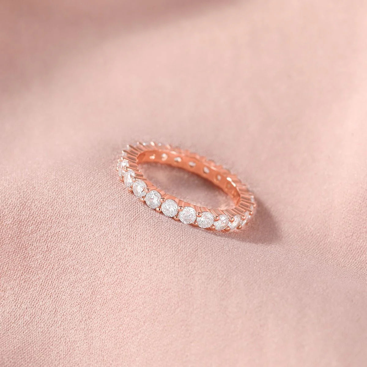 Elara Tennis Ring - Rosé