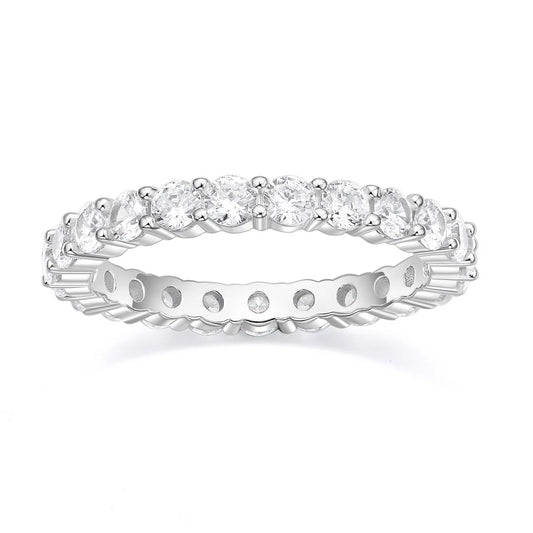 Elara Tennis Ring - Sølv