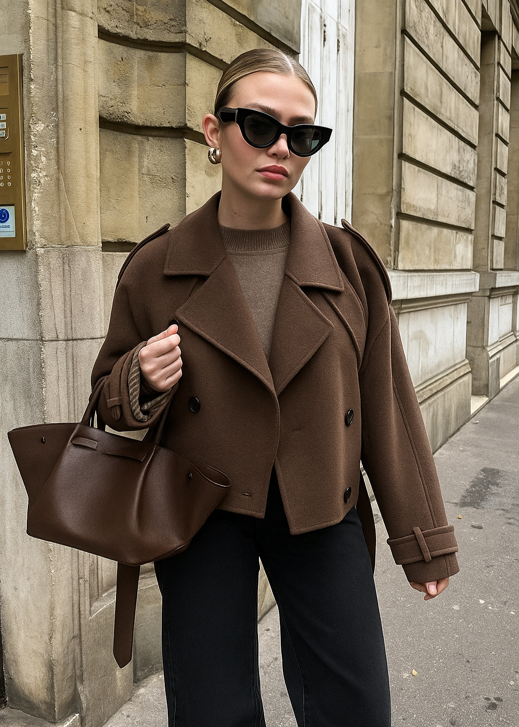 Arden Cropped Frakke