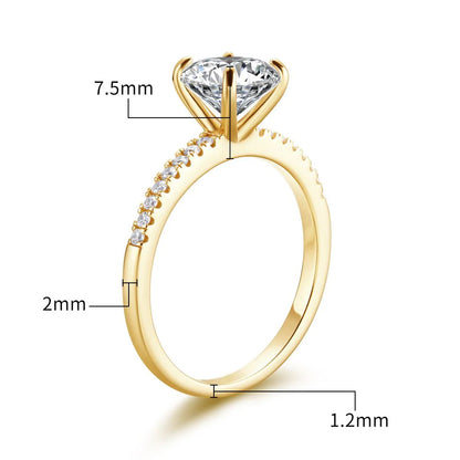 Freja Gem Spark Ring Hvidguld